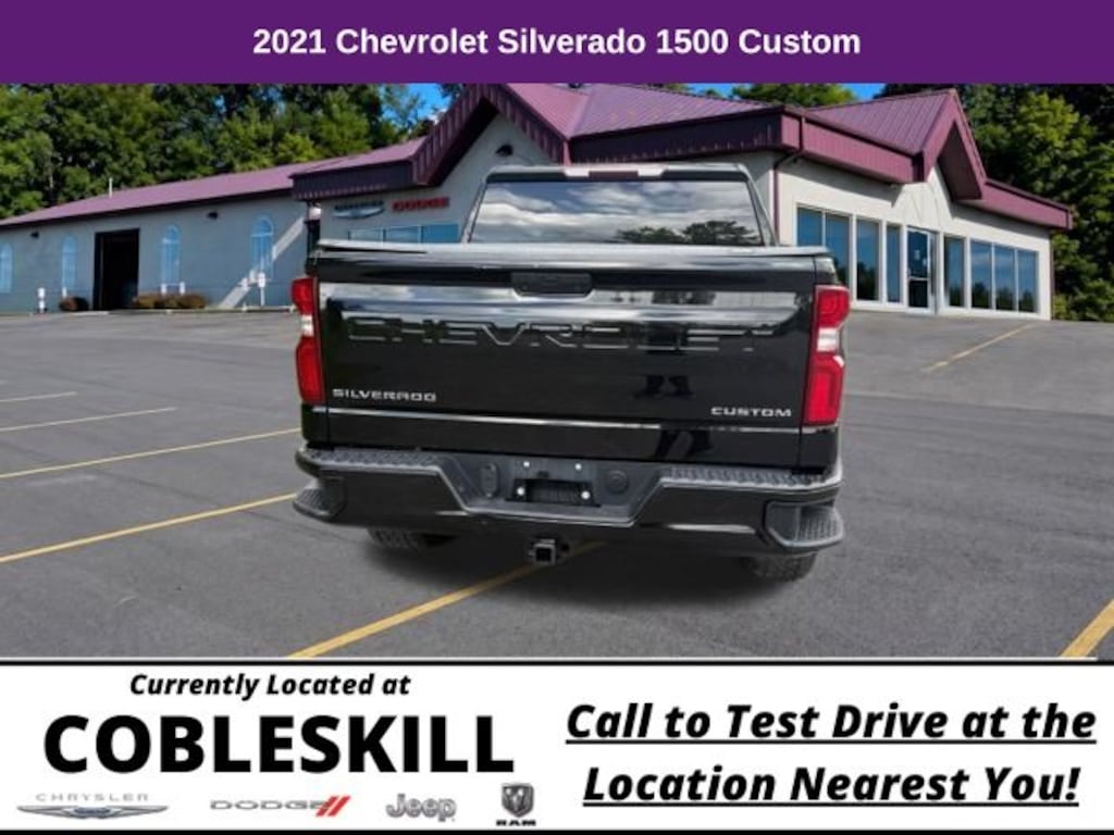 Used 2021 Chevrolet Silverado 1500 Custom Truck Crew Cab