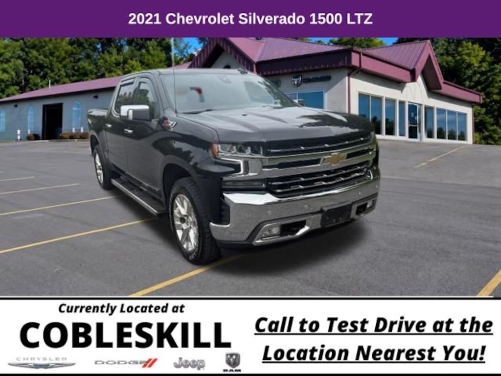 Used 2021 Chevrolet Silverado 1500 LTZ Truck Crew Cab