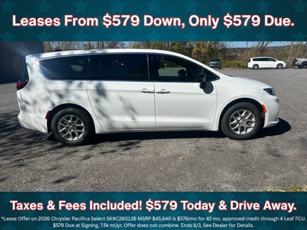 New 2026 Chrysler Pacifica Select Passenger Van