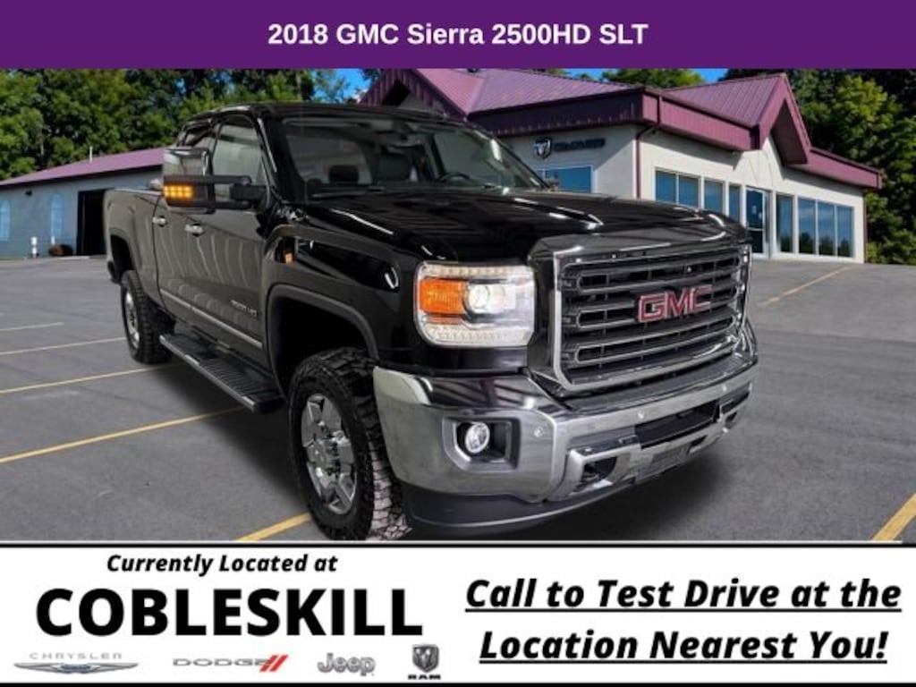 Used 2018 GMC Sierra 2500 HD SLT Truck Double Cab