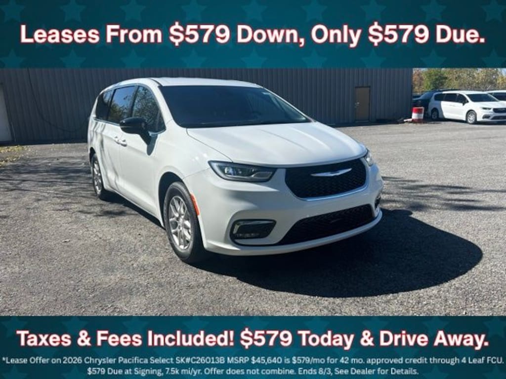 New 2026 Chrysler Pacifica Select Passenger Van
