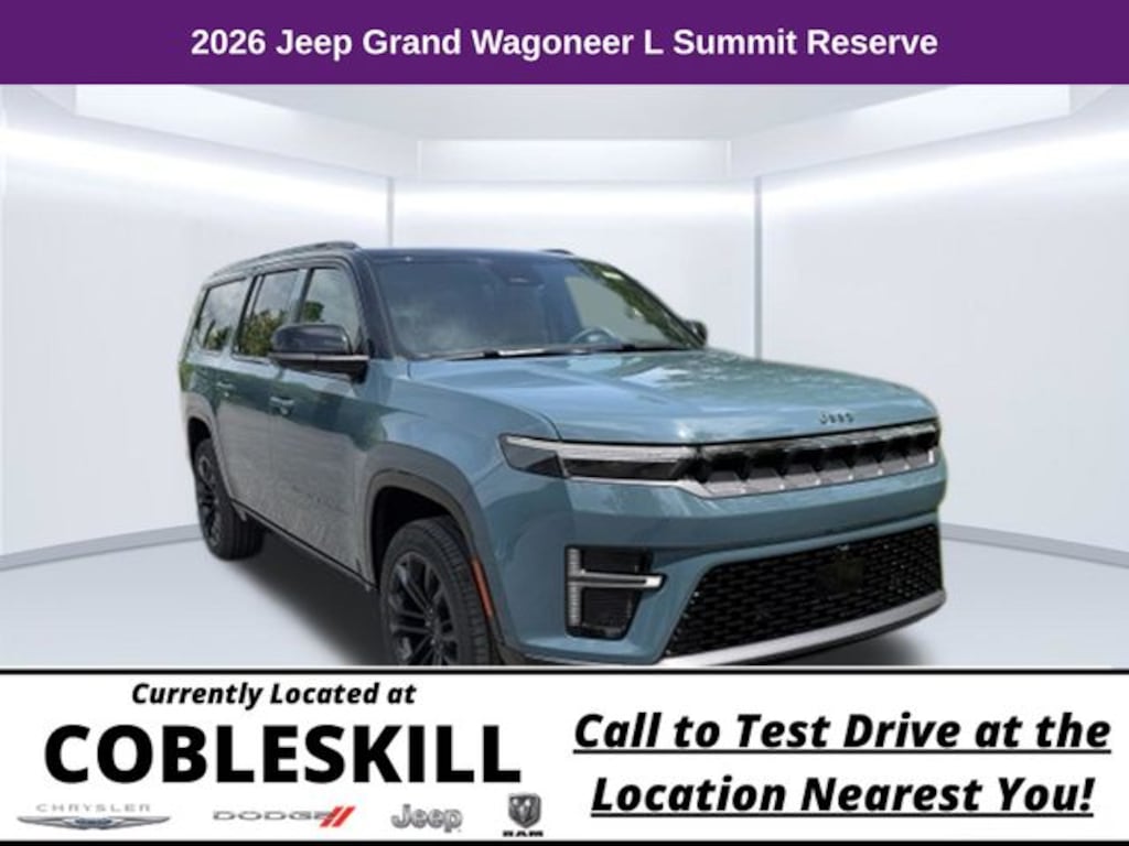 New 2026 Jeep Grand Wagoneer L Summit Reserve Sport Utility