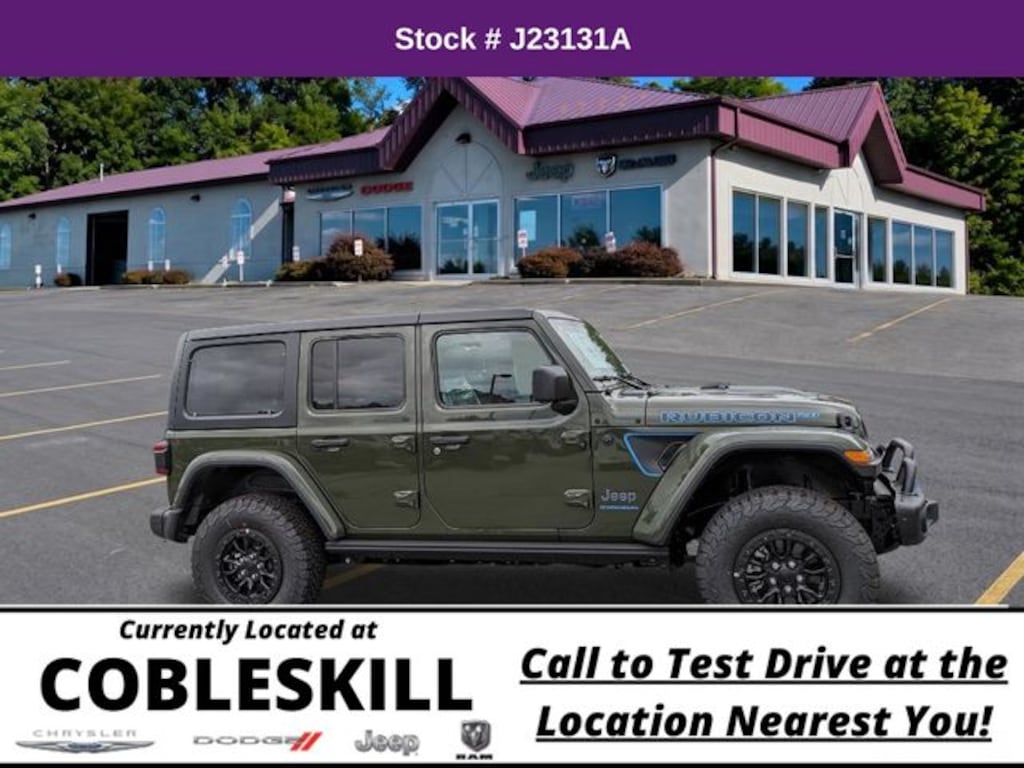 New 2023 Jeep Wrangler Rubicon 20th Anniversary Edition 4xe Sport Utility