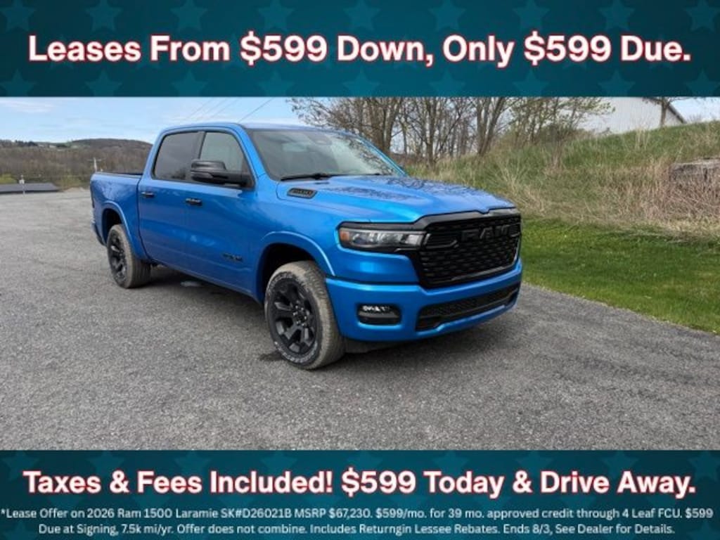 New 2026 Ram 1500 Big Horn/Lone Star Pickup