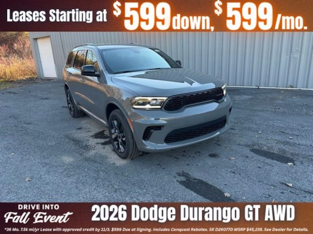 New 2026 Dodge Durango GT Sport Utility