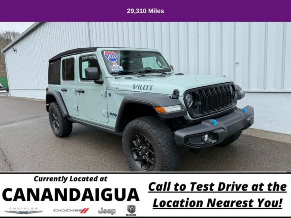 Used 2024 Jeep Wrangler 4xe Sport SUV