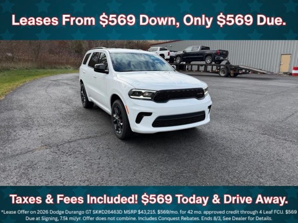 New 2026 Dodge Durango GT Sport Utility