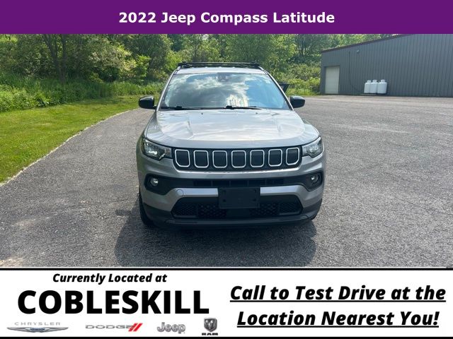 Used 2022 Jeep Compass Latitude with VIN 3C4NJDBB6NT182001 for sale in Cobleskill, NY