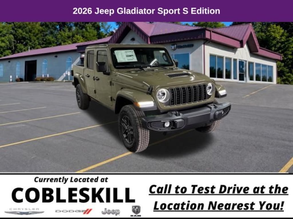 New 2026 Jeep Gladiator Sport S Pickup