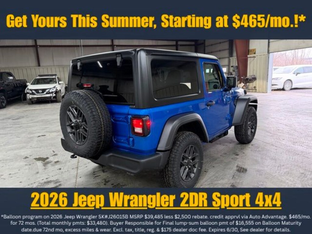 New 2026 Jeep Wrangler Sport S Sport Utility