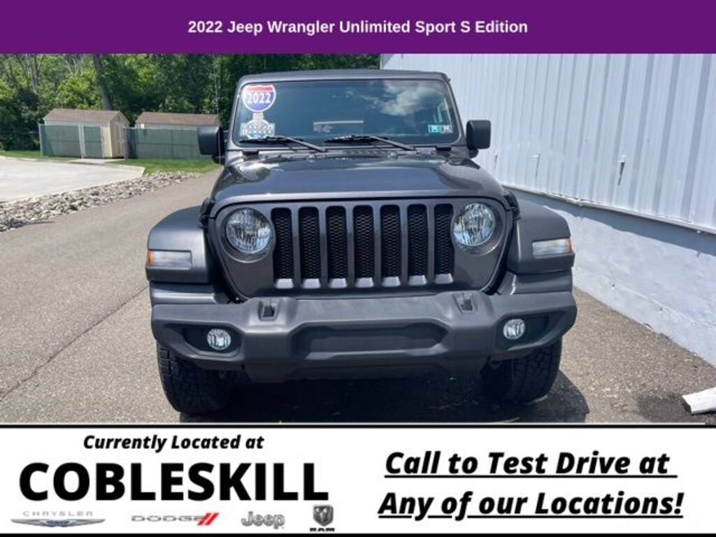 Used 2022 Jeep Wrangler Unlimited Sport S SUV