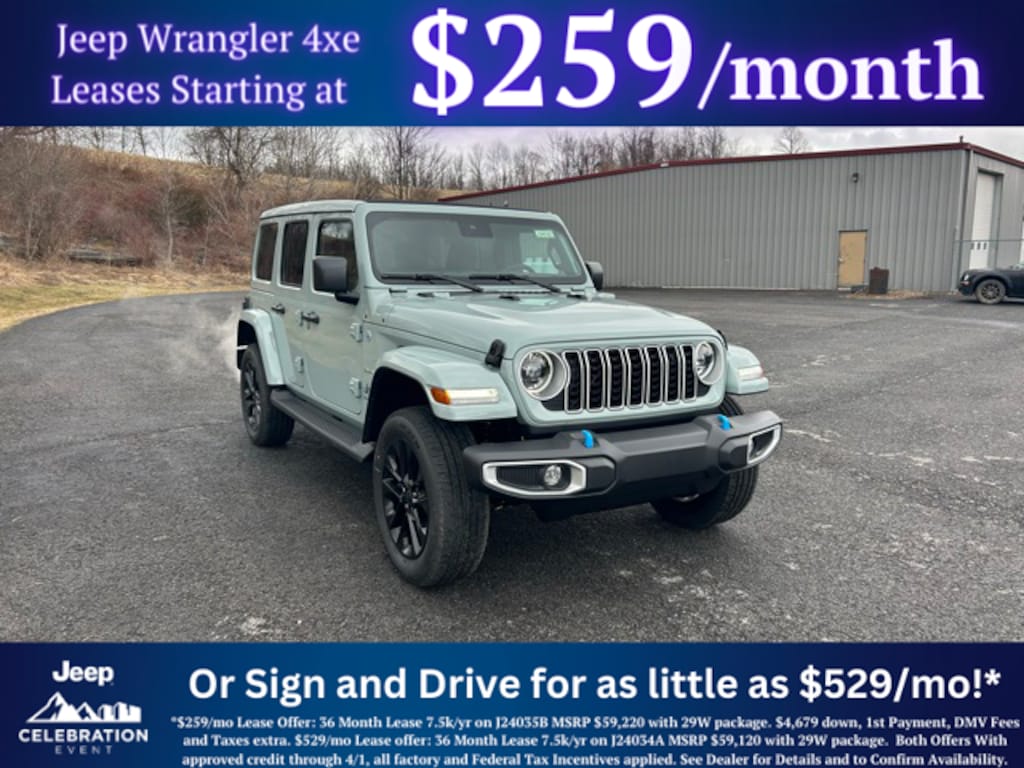 New 2024 Jeep Wrangler 4xe 4DOOR SAHARA For Sale Cobleskill NY