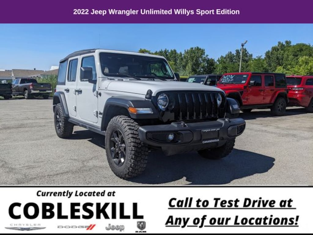Used 2022 Jeep Wrangler Unlimited Willys SUV