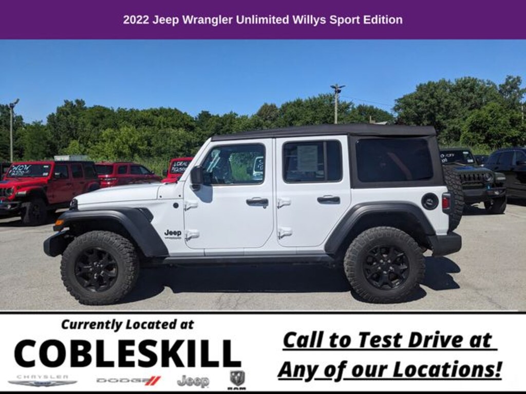Used 2022 Jeep Wrangler Unlimited Willys SUV
