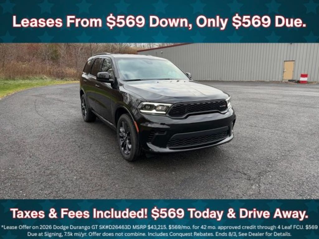 New 2026 Dodge Durango GT Sport Utility