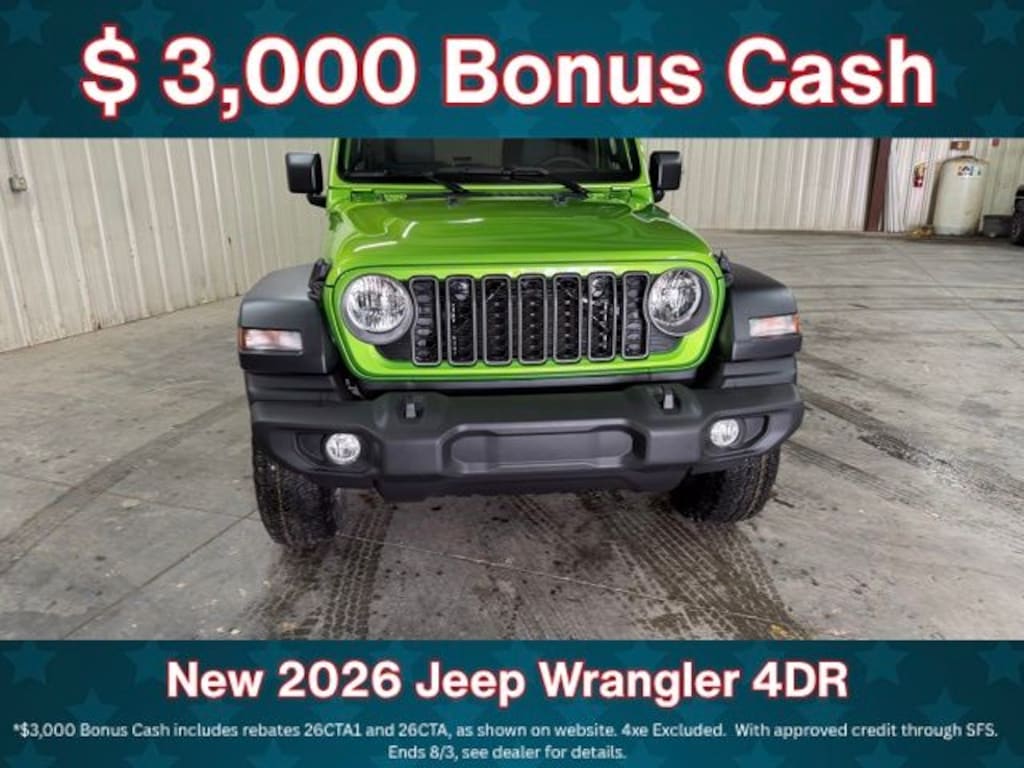 New 2026 Jeep Wrangler Sport S Sport Utility