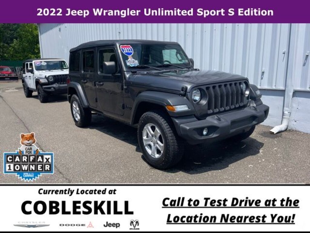 Used 2022 Jeep Wrangler Unlimited Sport SUV