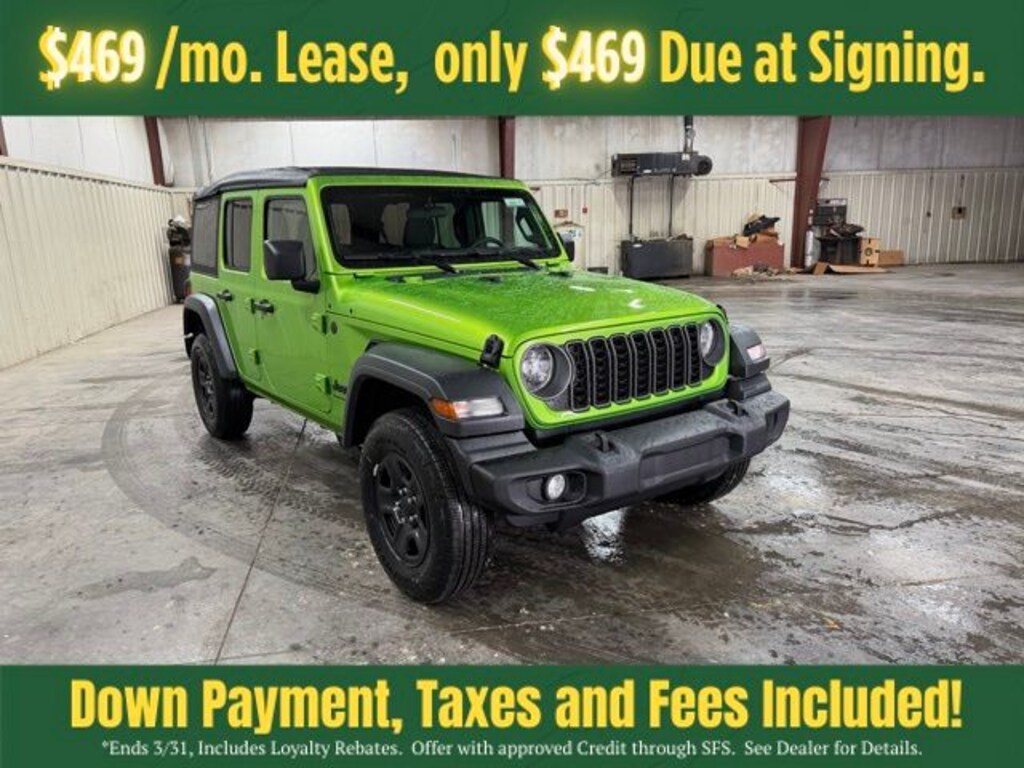New 2026 Jeep Wrangler Sport Sport Utility
