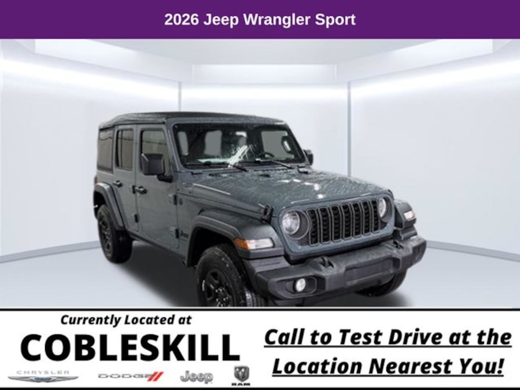New 2026 Jeep Wrangler Sport Sport Utility