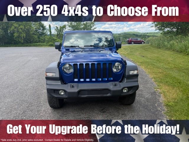 Used 2018 Jeep All-New Wrangler Unlimited Sport with VIN 1C4HJXDG1JW258803 for sale in Cobleskill, NY