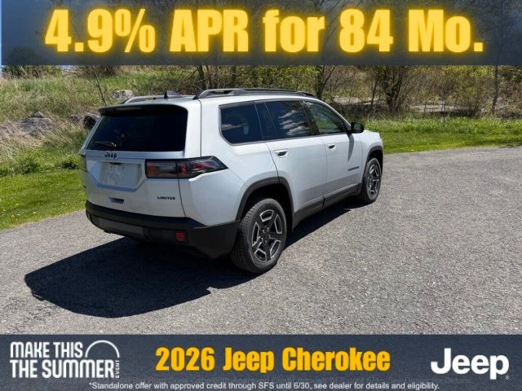 New 2026 Jeep Cherokee Limited Sport Utility