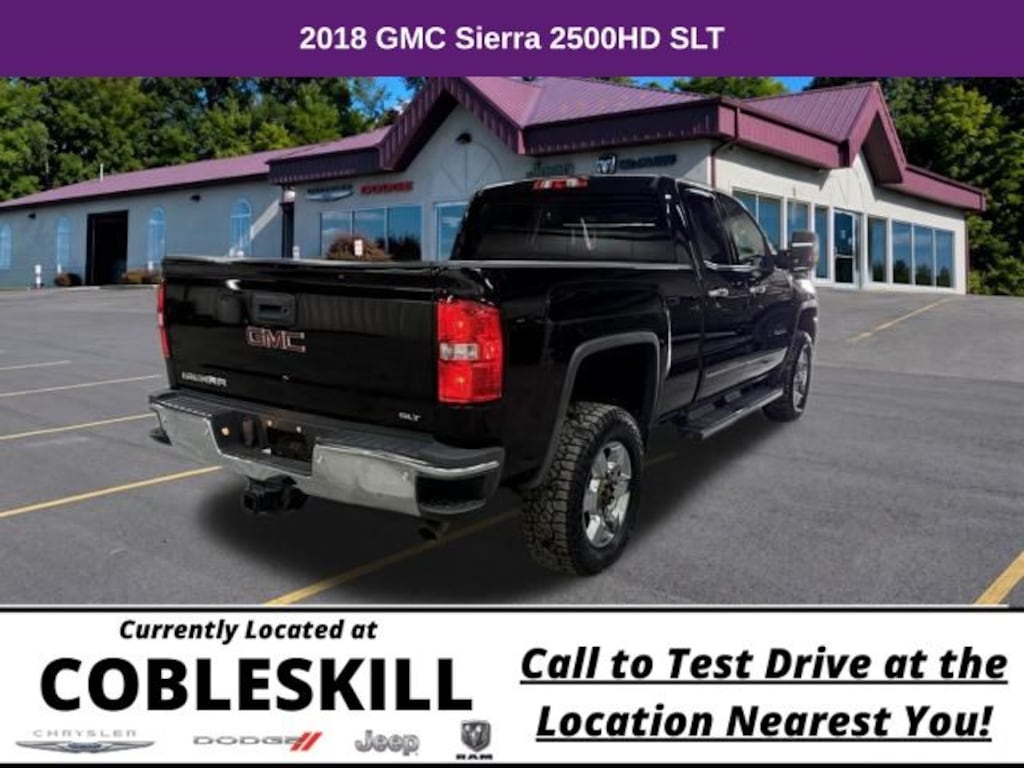 Used 2018 GMC Sierra 2500 HD SLT Truck Double Cab