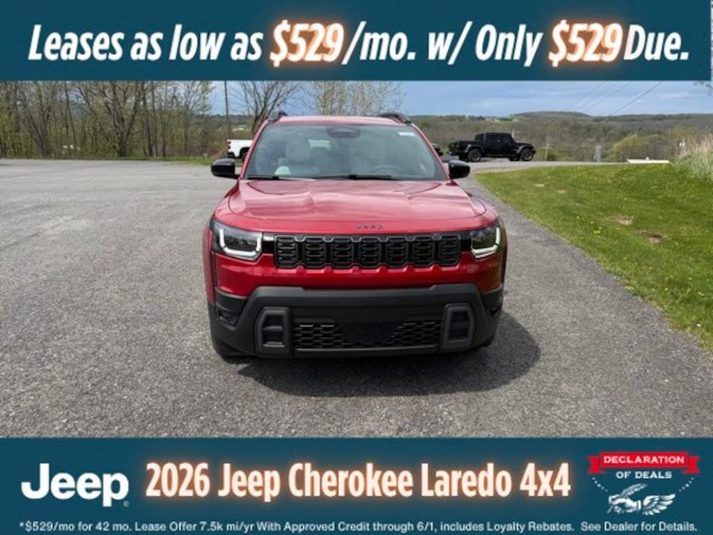 New 2026 Jeep Cherokee Limited Sport Utility