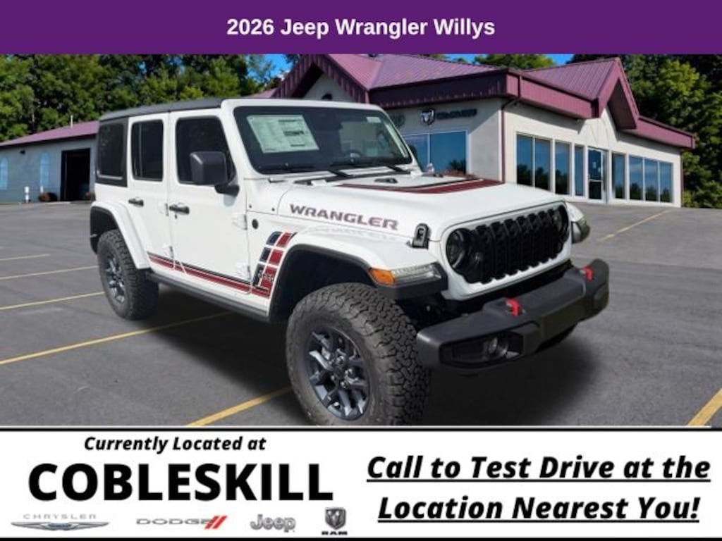 New 2026 Jeep Wrangler Willys Sport Utility