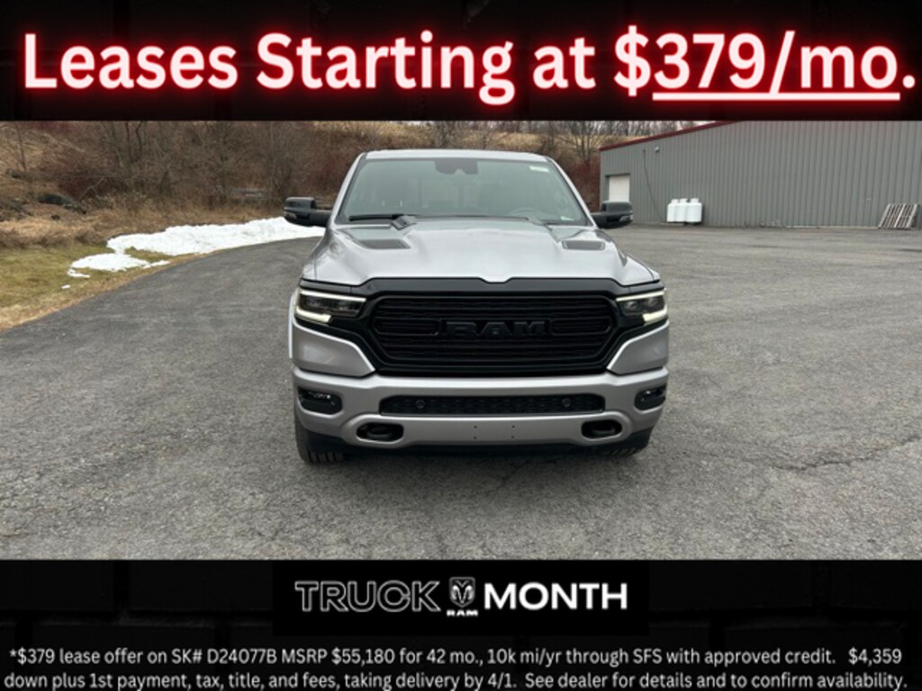 New 2024 Ram 1500 LIMITED CREW CAB 4X4 5'7 BOX For Sale Cobleskill NY