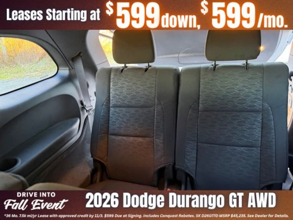 New 2026 Dodge Durango GT Sport Utility
