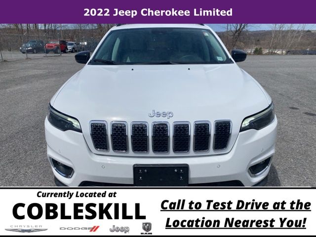 Used 2022 Jeep Cherokee Limited with VIN 1C4PJMDX7ND500330 for sale in Cobleskill, NY