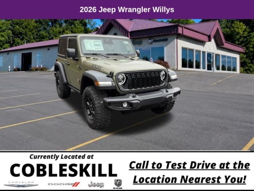 New 2026 Jeep Wrangler Willys Sport Utility