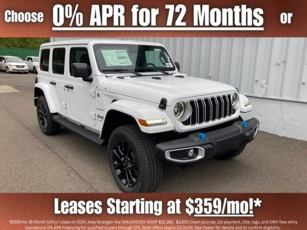 New 2024 Jeep Wrangler Sahara 4xe For Sale Cobleskill NY