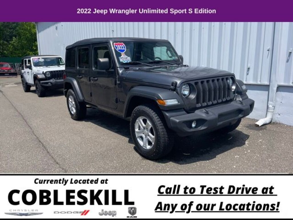Used 2022 Jeep Wrangler Unlimited Sport S SUV