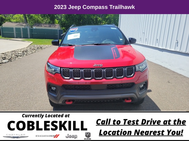 Used 2023 Jeep Compass Trailhawk with VIN 3C4NJDDN4PT516276 for sale in Cobleskill, NY