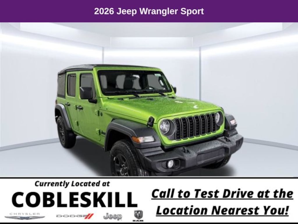 New 2026 Jeep Wrangler Sport Sport Utility