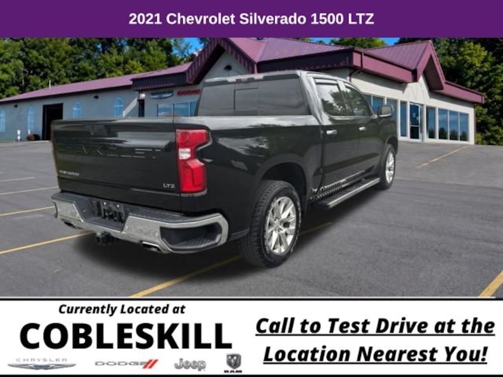 Used 2021 Chevrolet Silverado 1500 LTZ Truck Crew Cab