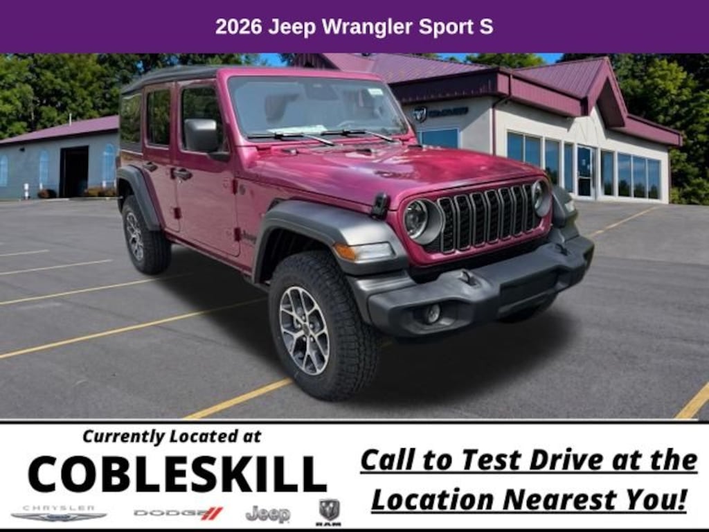 New 2026 Jeep Wrangler Sport S Sport Utility