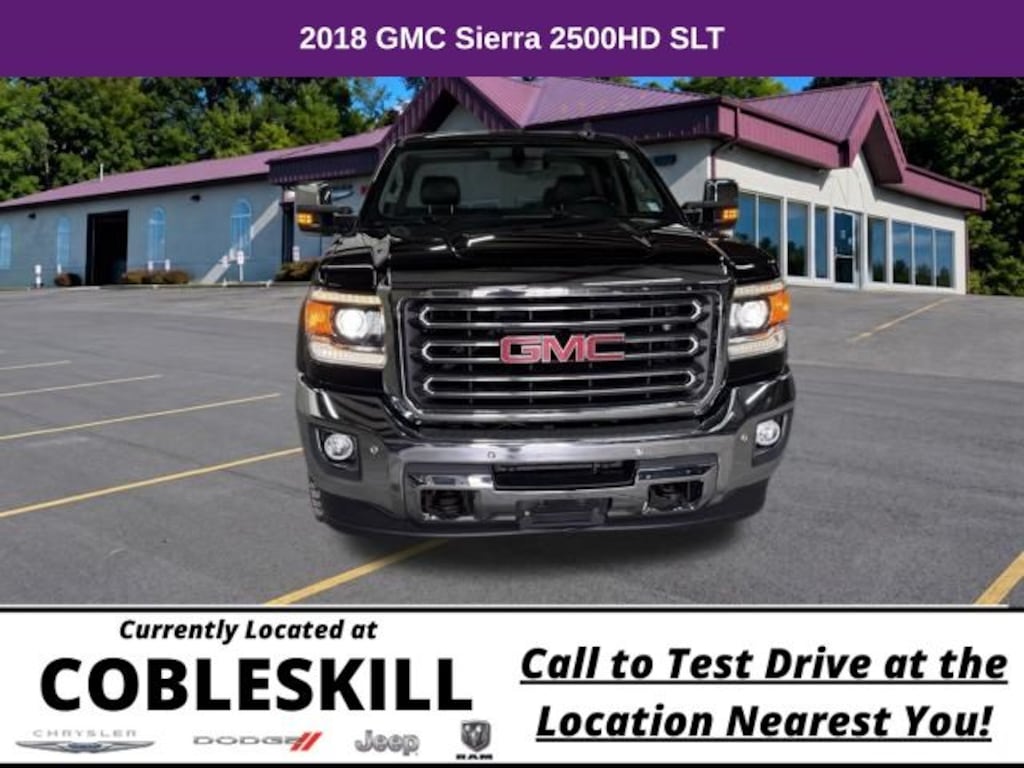 Used 2018 GMC Sierra 2500 HD SLT Truck Double Cab