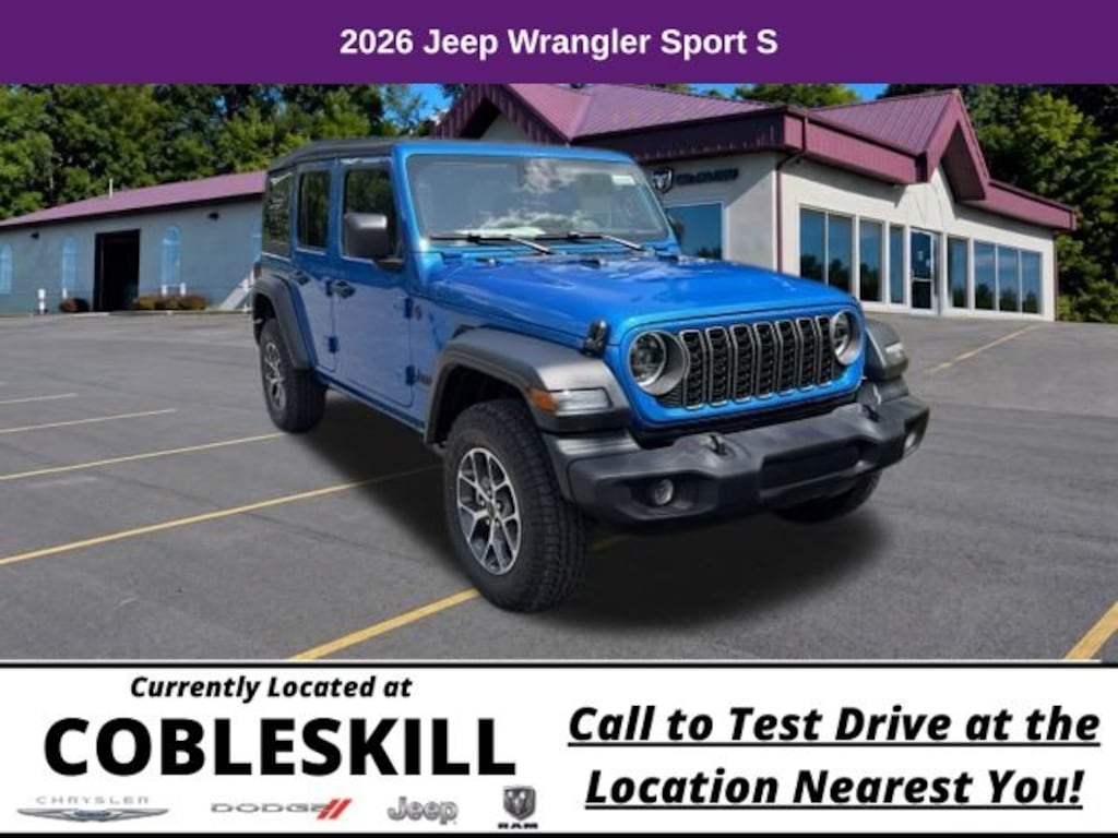 New 2026 Jeep Wrangler Sport S Sport Utility