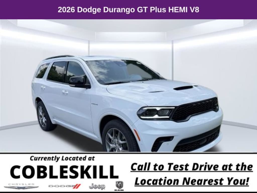 New 2026 Dodge Durango GT Plus Hemi V8 Sport Utility