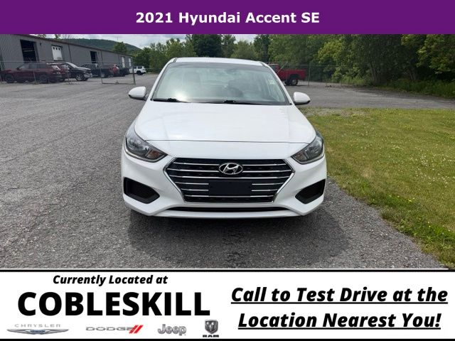 Used 2021 Hyundai Accent SE with VIN 3KPC24A63ME136444 for sale in Cobleskill, NY