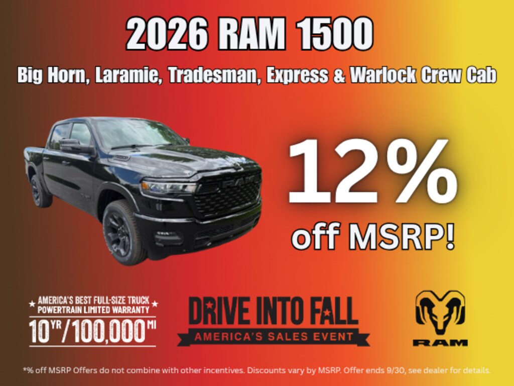 New 2026 Ram 1500 Warlock Pickup