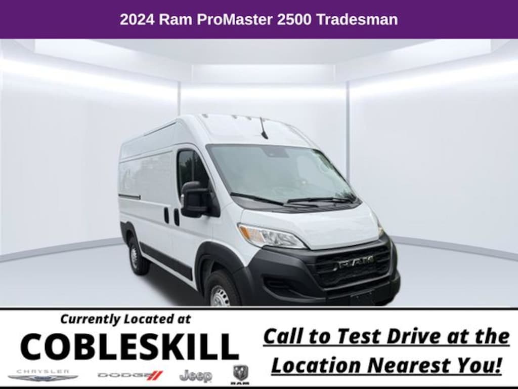 New 2024 Ram Promaster 2500 High Roof Cargo Van
