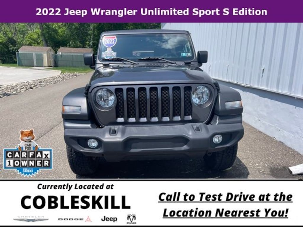 Used 2022 Jeep Wrangler Unlimited Sport SUV