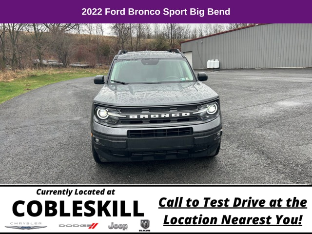 Used 2022 Ford Bronco Sport Big Bend with VIN 3FMCR9B62NRD19623 for sale in Cobleskill, NY