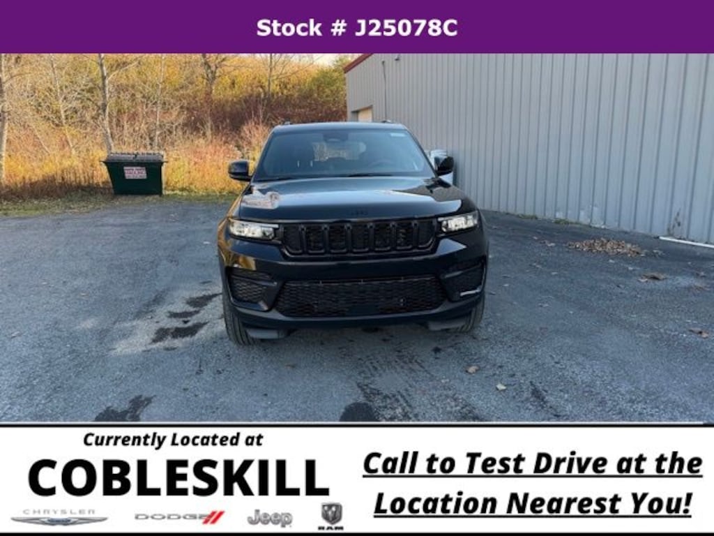 New 2025 Jeep Grand Cherokee ALTITUDE X 4X4 Sport Utility