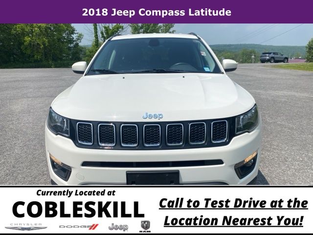 Used 2018 Jeep Compass Latitude with VIN 3C4NJDBB9JT401656 for sale in Cobleskill, NY