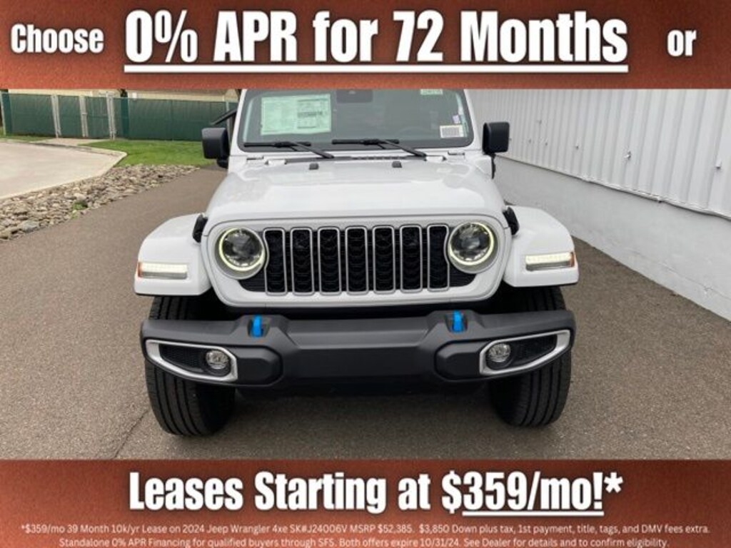 New 2024 Jeep Wrangler Sahara 4xe For Sale Cobleskill NY