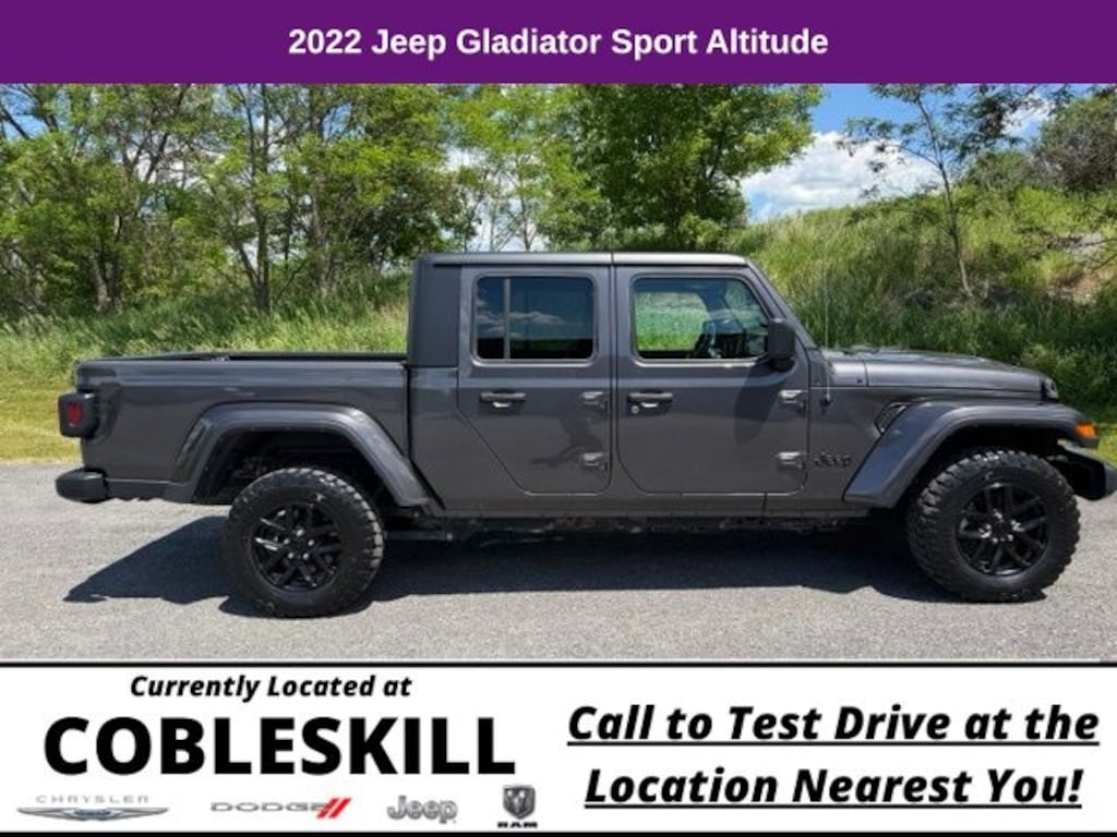 Used 2022 Jeep Gladiator Sport Truck Crew Cab
